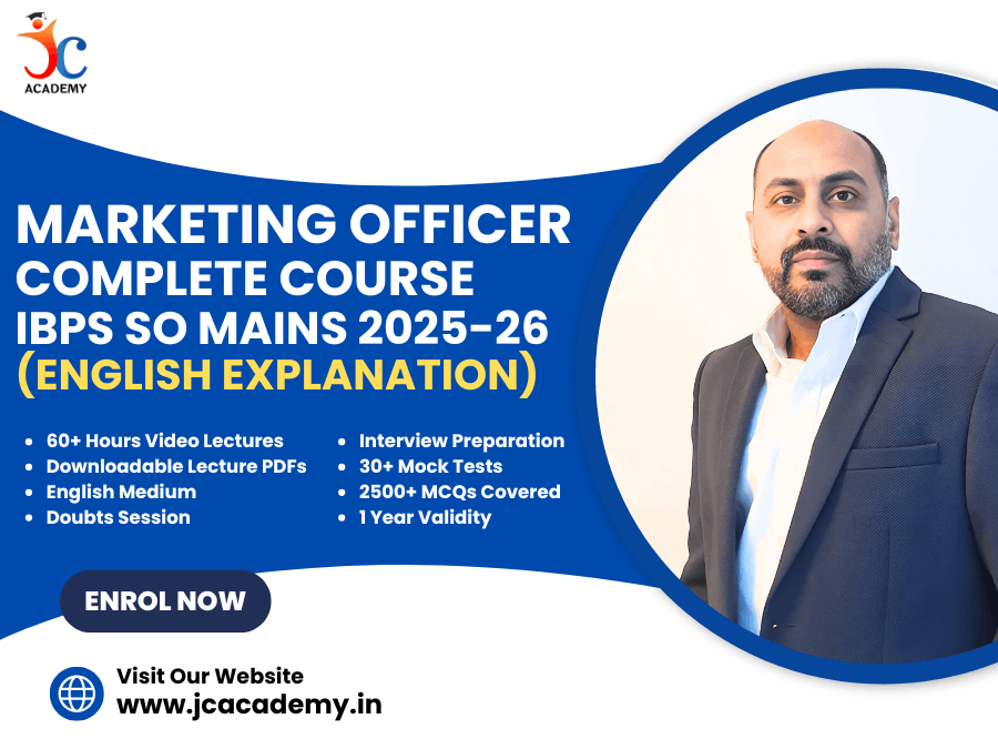IBPS SO Marketing Officer Course in English